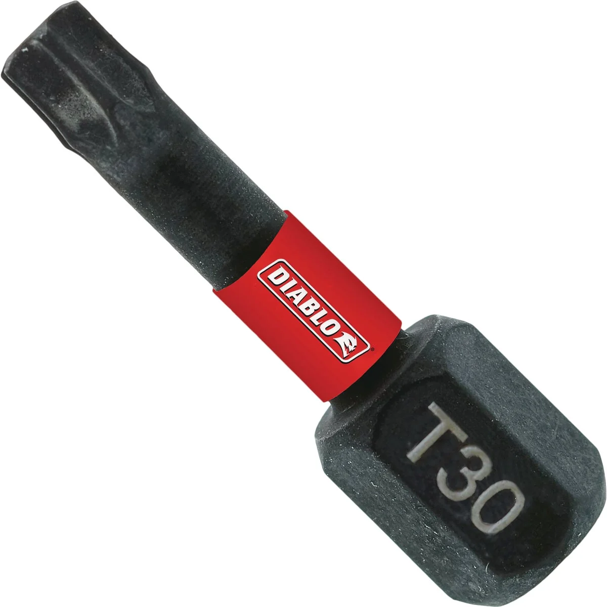 Natural Diablo T30 TORX 1 In. Insert Impact Screwdriver Bit 2-Pack High-Performance