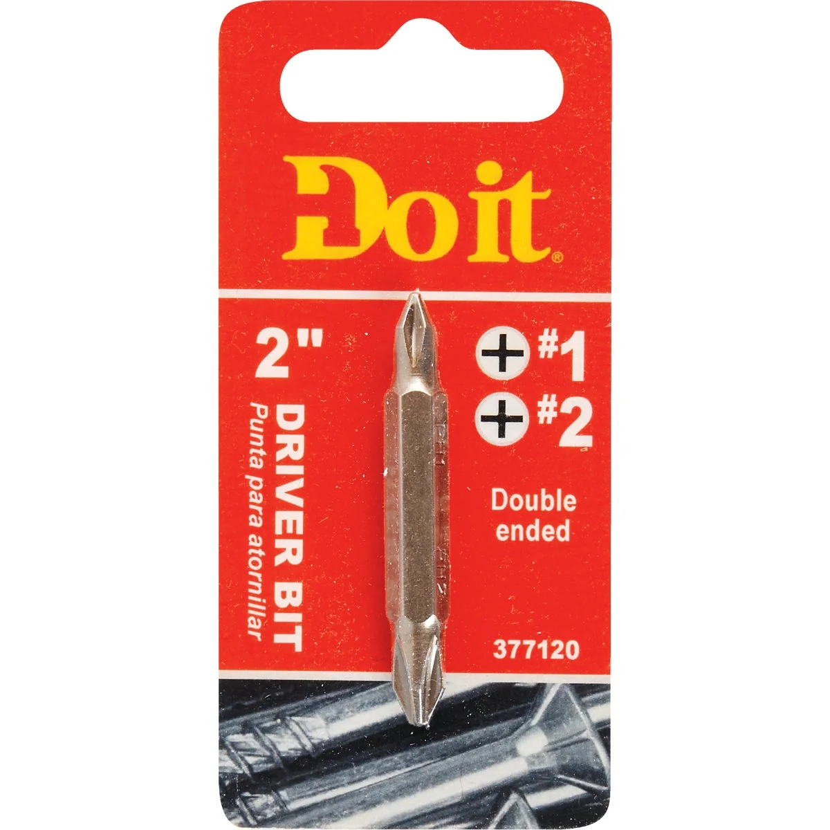 Fine Crafted Do it Phillips 1 Phillips Double-End Screwdriver Bit Elegant