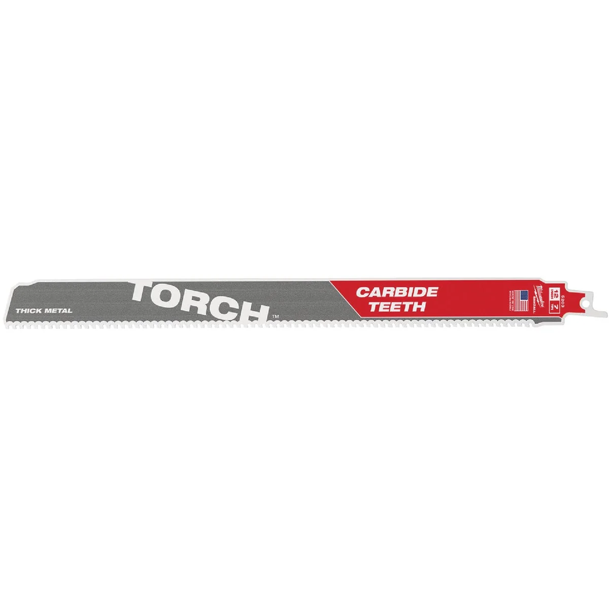 Minimalist Milwaukee The Torch Sawzall 12 In. 7 TPI Metal Demolition Reciprocating Saw Blade with Carbide Teeth Dependable