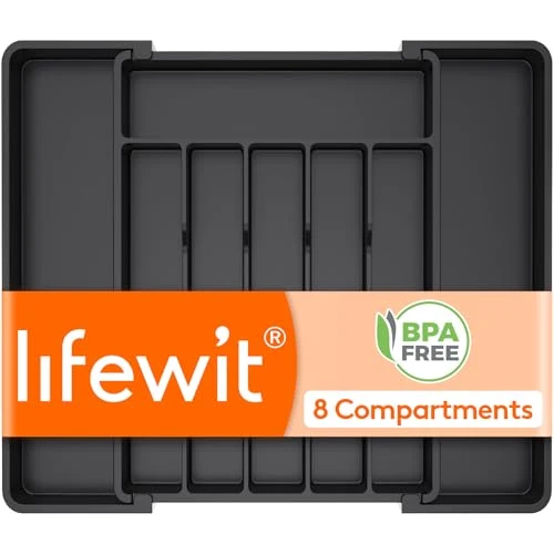 Solid Expandable Silverware Drawer Organizer Durable