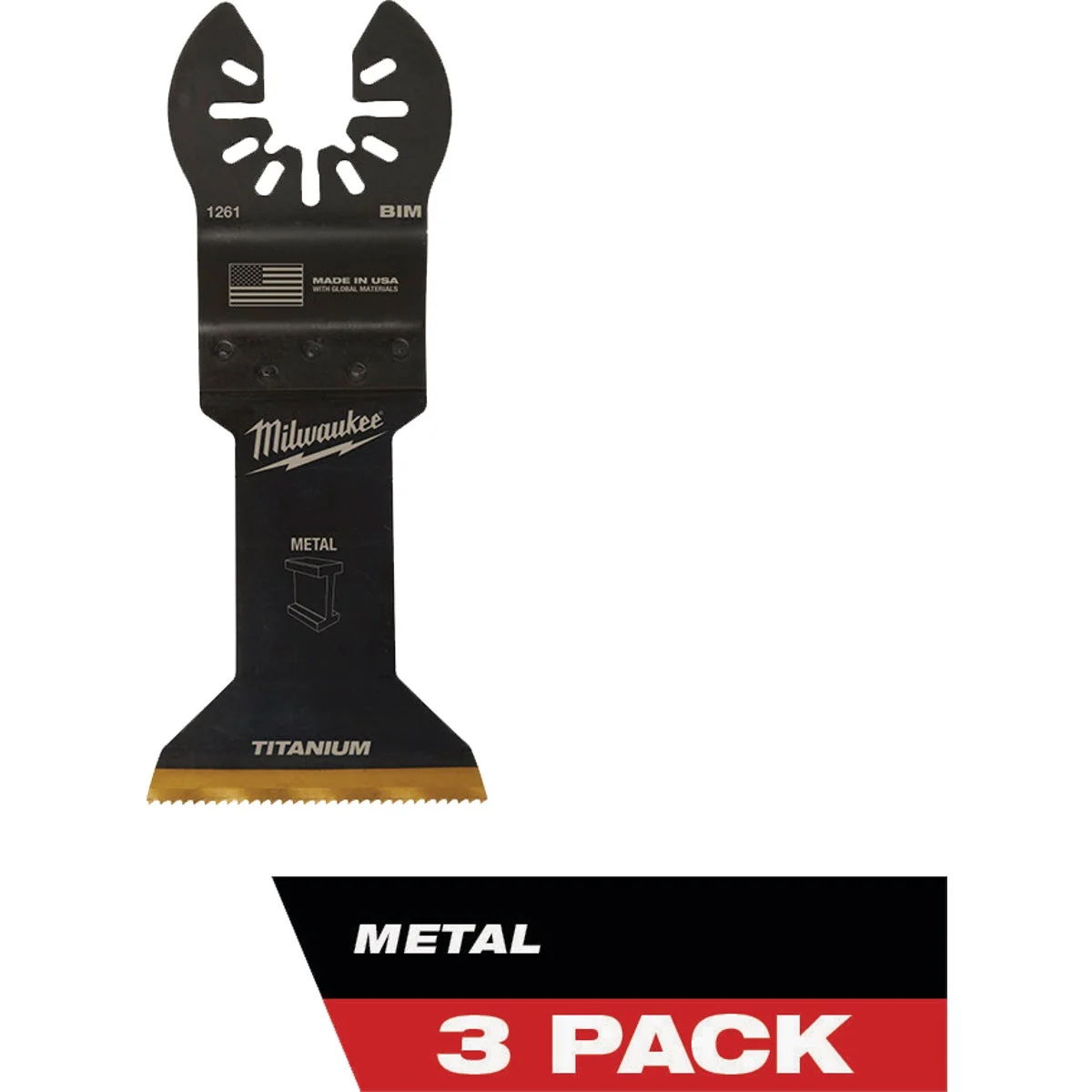 Trendy Milwaukee OPEN-LOK 1-3 4 In. Titanium Enhanced Bi-Metal Oscillating Blade 3-Pack Fashionable