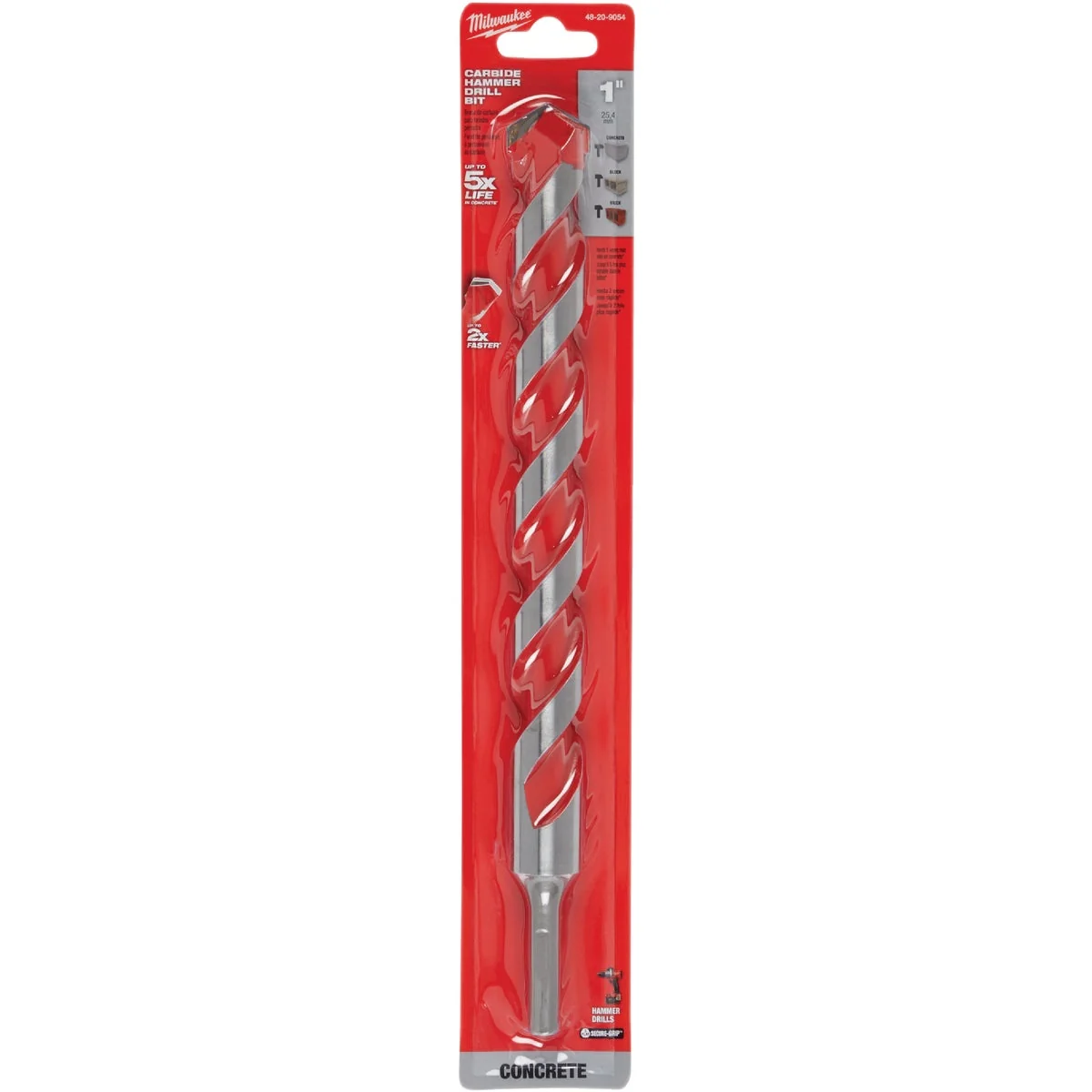 Contemporary Milwaukee 1 In. x 12 In. Carbide Masonry Drill Bit Official