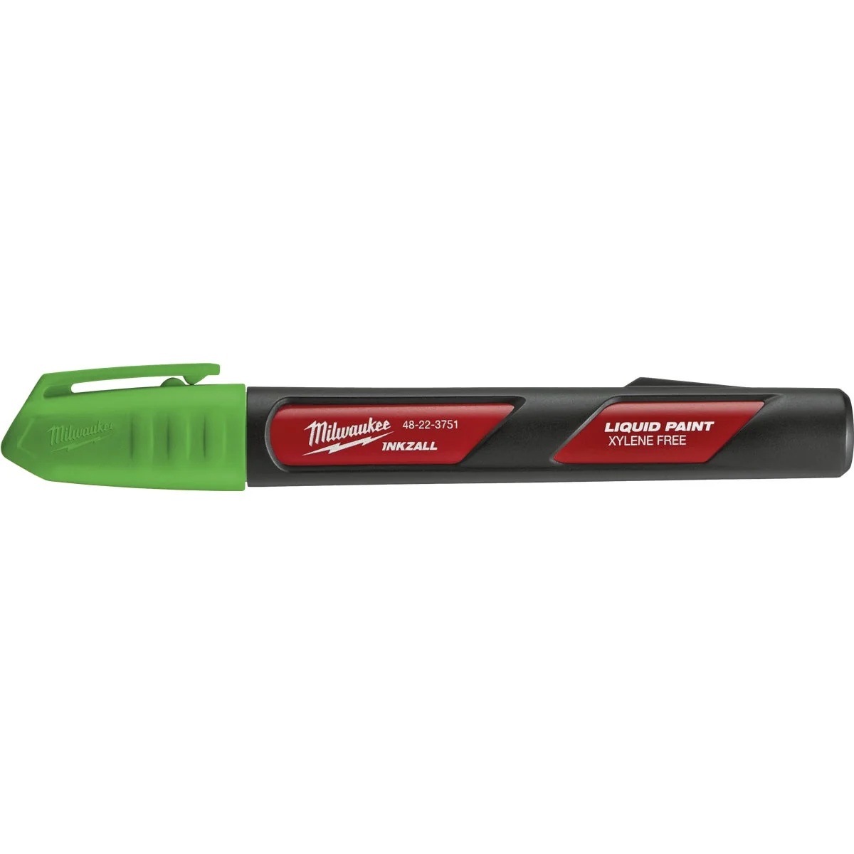 Smooth Milwaukee INKZALL Nib Point Green Liquid Paint Job Site Marker Clean