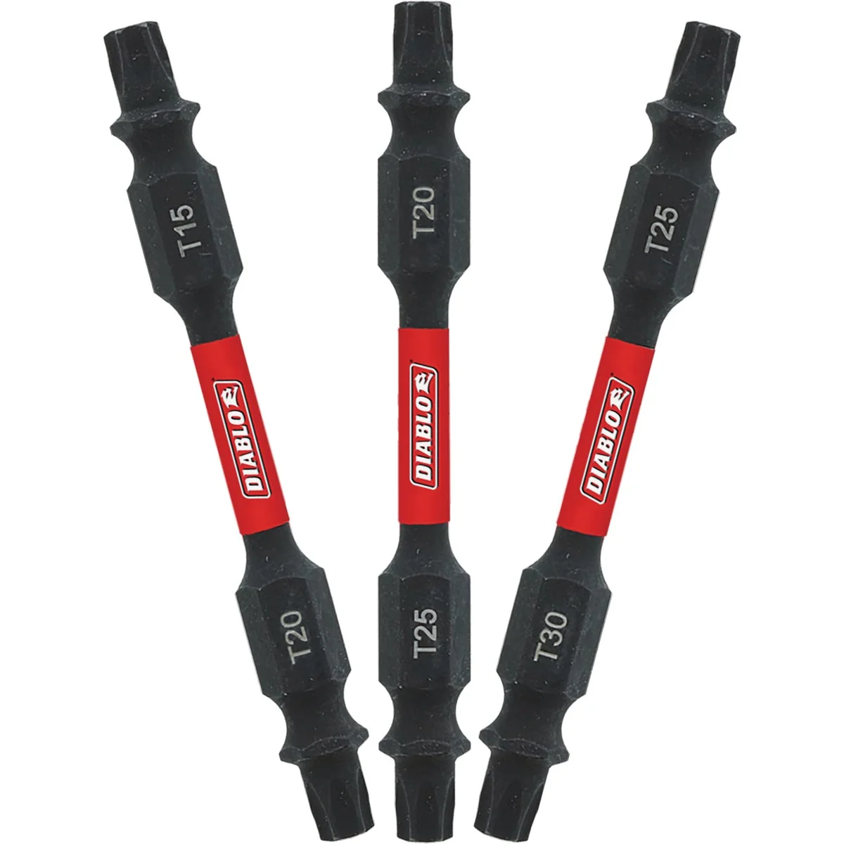 Effective Diablo 3-Piece TORX 2-1 2 In. Double-End Screwdriver Bit Set Next-Generation