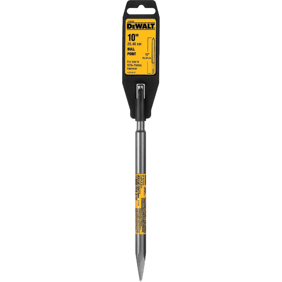 Convenient DeWalt SDS Plus 10 In. Bull Point Bit Recyclable