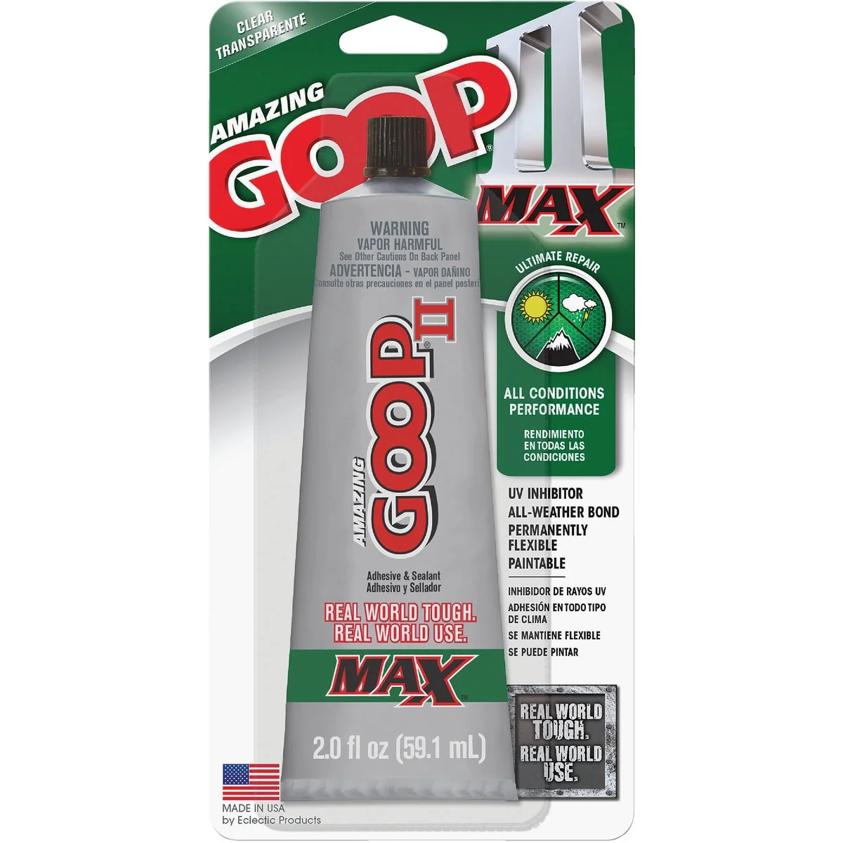 Fine Goop II Max 2 Oz. All Weather Multi-Purpose Adhesive Crafted