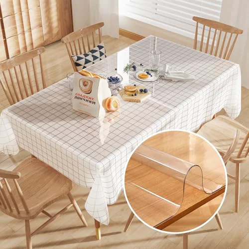 Top-Quality Crystal Clear Plastic Table Cover Protector Original Design
