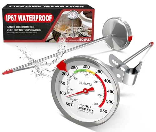 Fine Crafted 2 Pack Candy Thermometer with Pot Clip 2 Count Quality