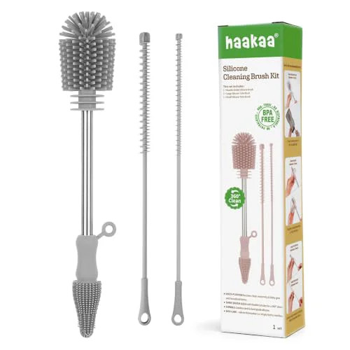Versatile Silicone Cleaning Brush Kit Long-Lasting
