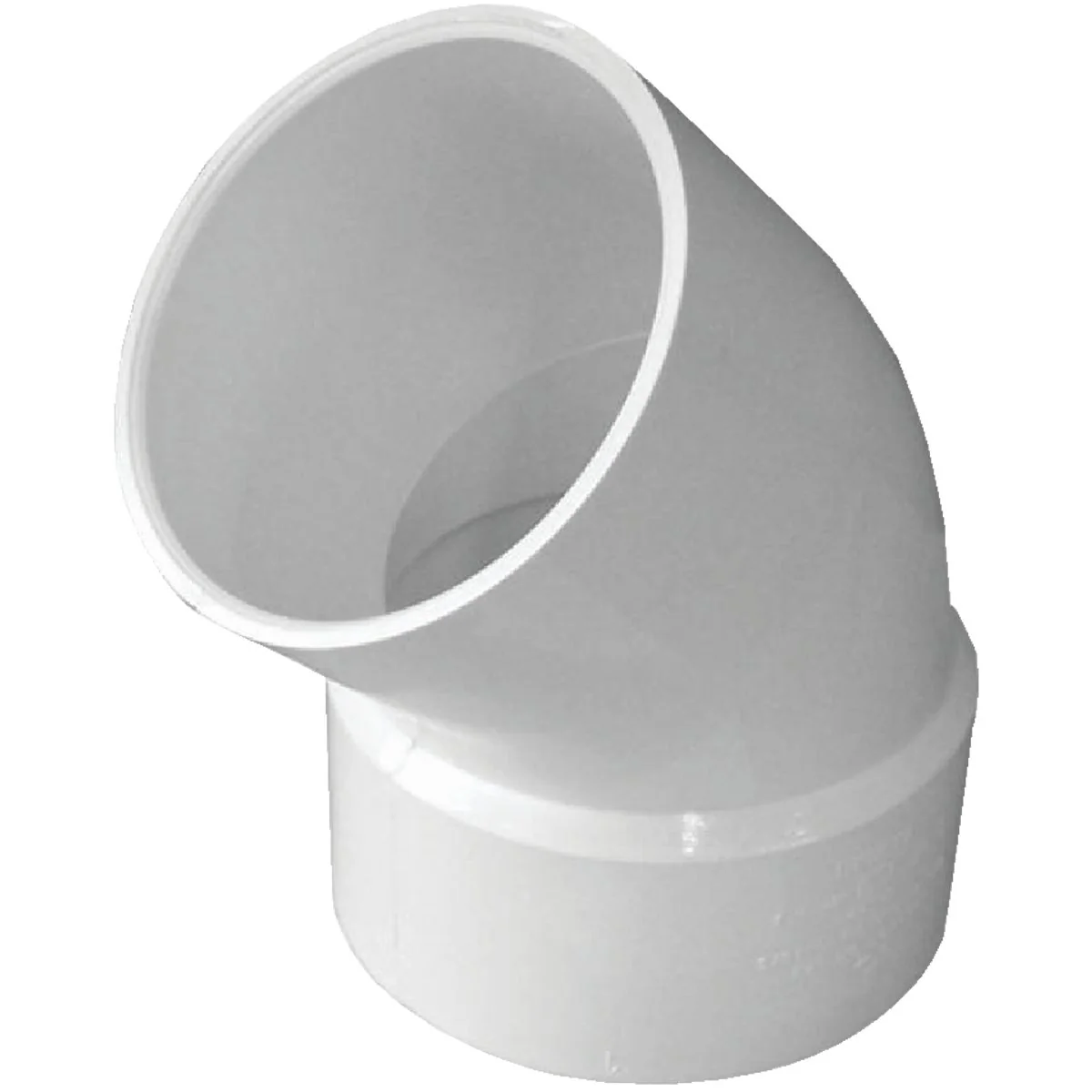 Flexible IPEX Canplas 3 In. SDR 35 45 Deg. PVC Sewer and Drain Street Elbow 1 8 Bend Fine Crafted