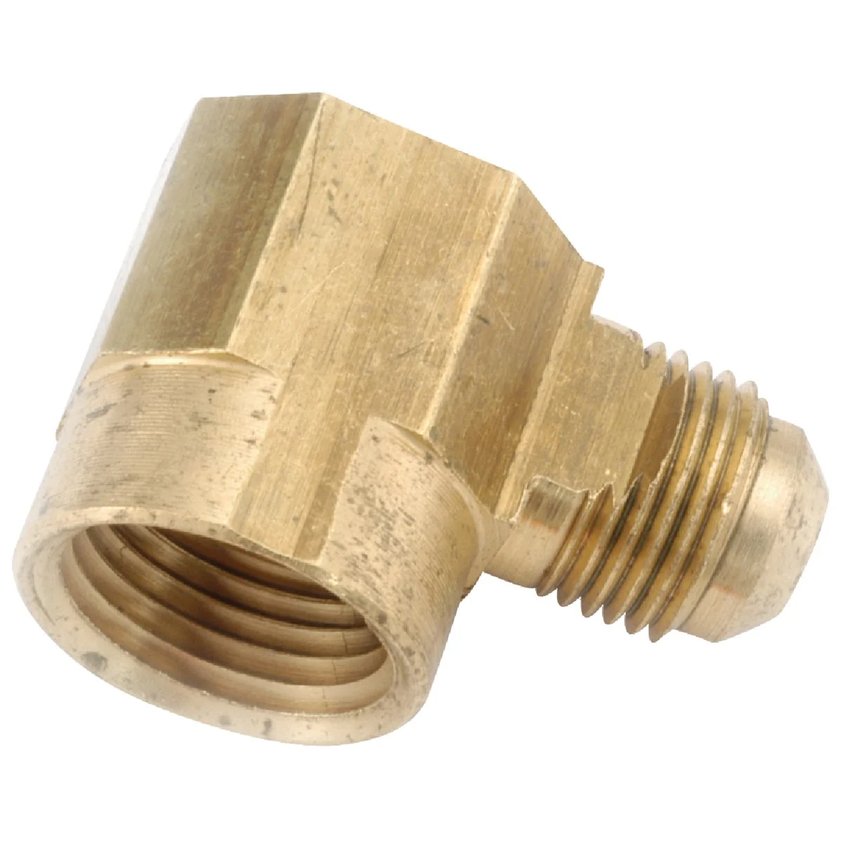 Elegant Anderson Metals 3 8 In. x 3 4 In. Female 90 Deg. Flare Brass Elbow 1 4 Bend Reliable