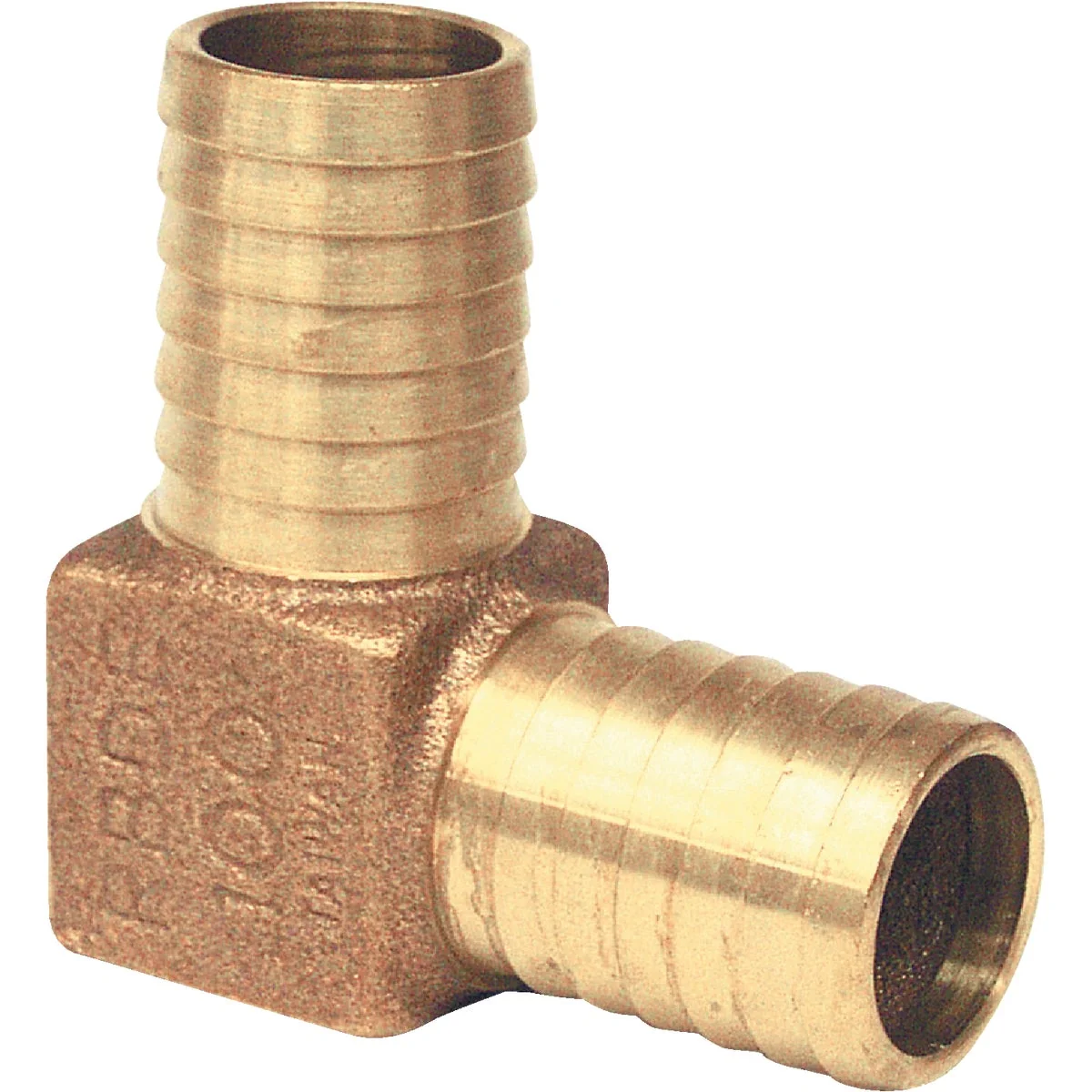 Exclusive Merrill 3 4 In. Insert x 3 4 In. Insert Barbed 90 Deg. Brass Elbow 1 4 Bend Premium Material