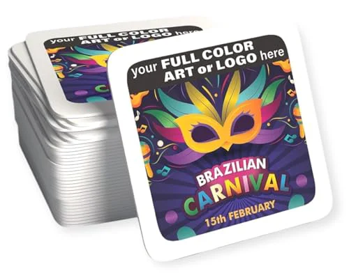 High-Grade Custom Coasters 50 Count Professional