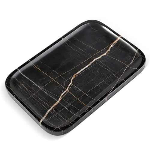 Proven Marble Tray 12 x8 Natural Marble Vanity Tray for Countertop Bathroom Kitchen Dresser Innovative