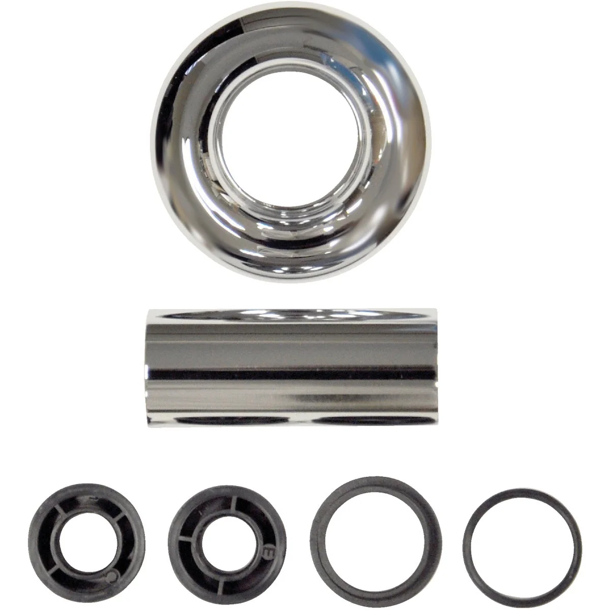 High-Performance Danco Chrome Zinc Polished Chrome Flange Detailed
