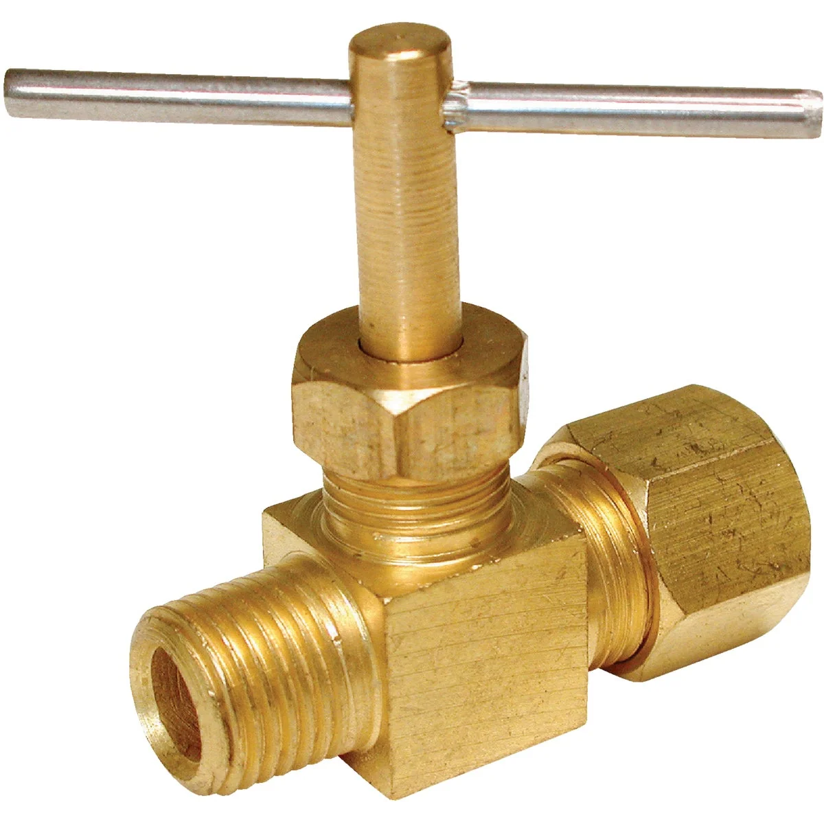 High-End Dial 1 4 In. cc x 1 8 In. FPT Straight Needle Evaporative Cooler Valve Clean