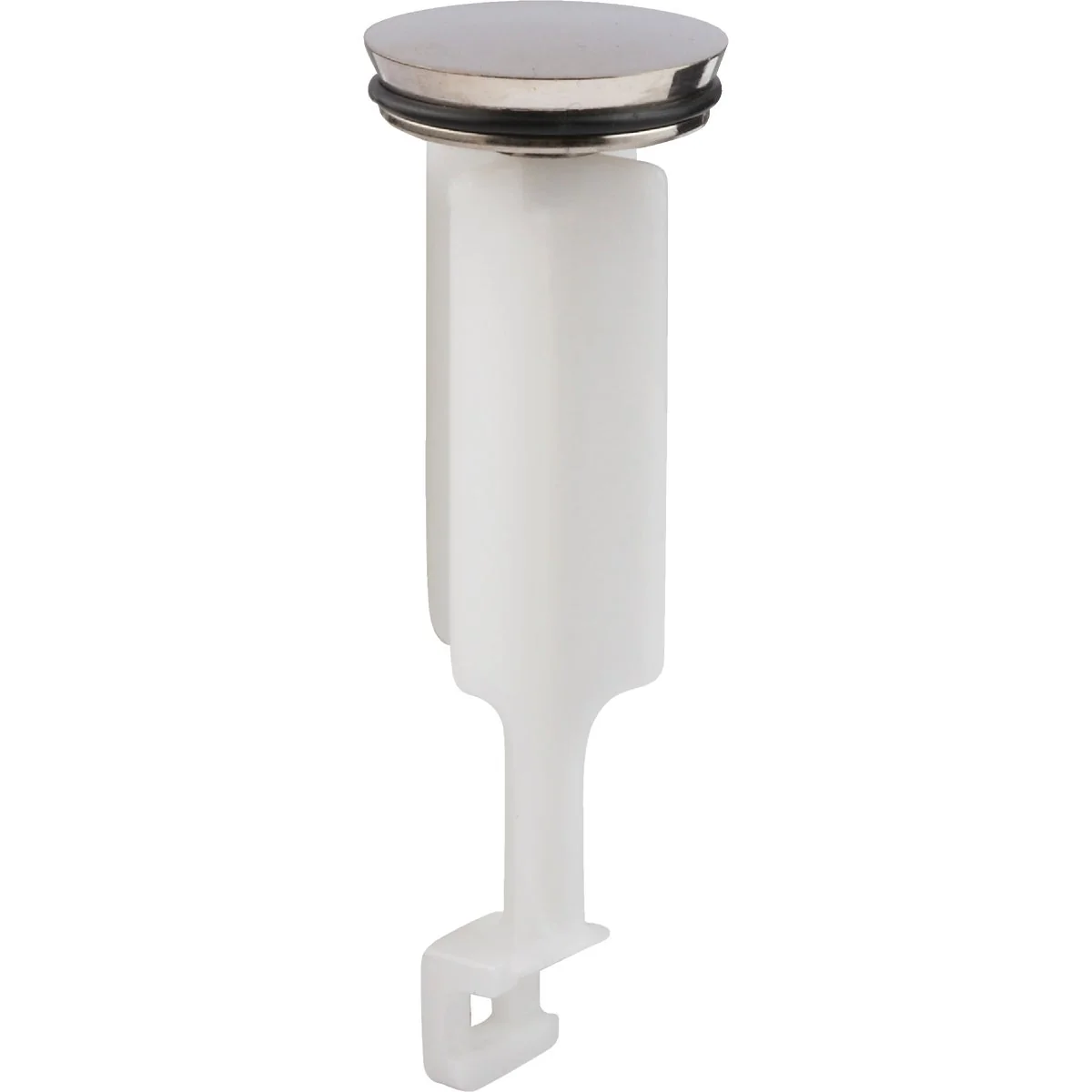 Quality Do it 4.09 In. x 1.23 In. Brushed NickePop-Up Drain Stopper Functional