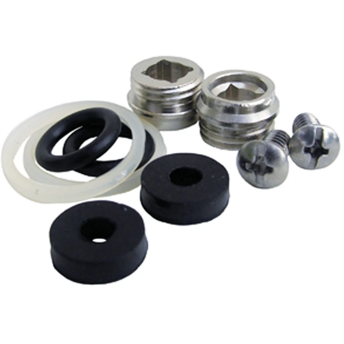 Smooth Lasco 10pc PP Stem Repair Kit w Seat Rubber Nylon Brass Faucet Repair Kit User-Friendly