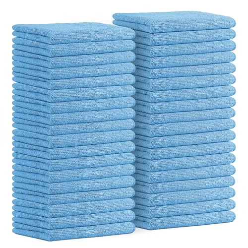 Versatile Microfiber Cleaning Cloths 36 Count Elegant