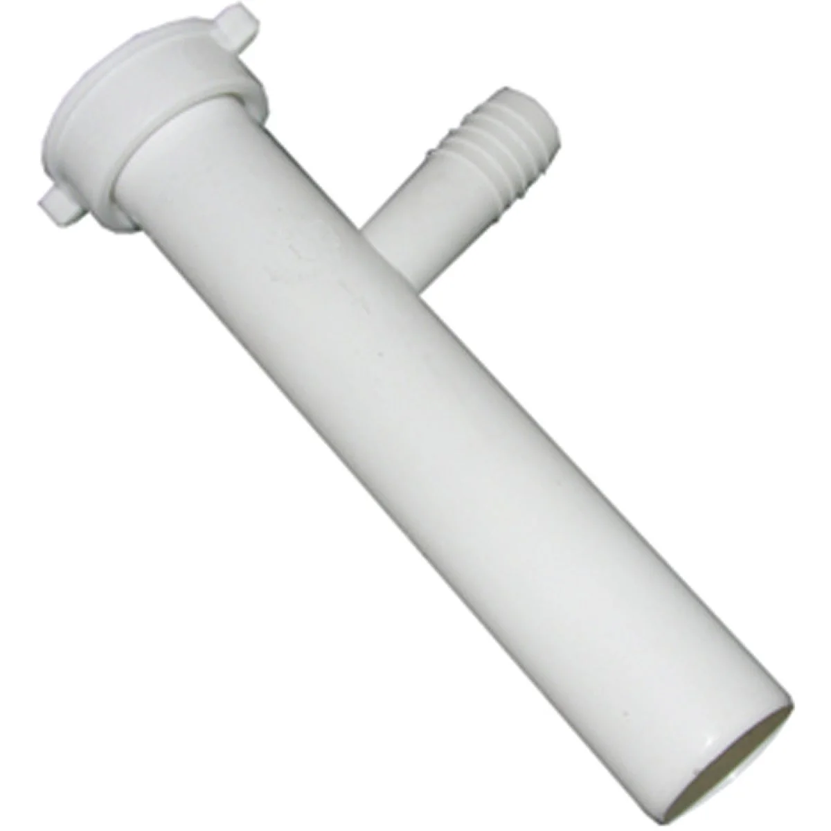 Safe Lasco 1-1 2 In. OD x 8 In. White Dishwasher Tailpiece Stylish
