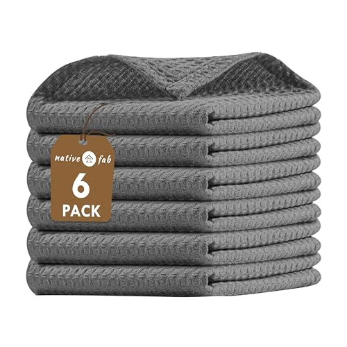 Superior 6 Pack Waffle Dish Cloths 6 Count Powerful