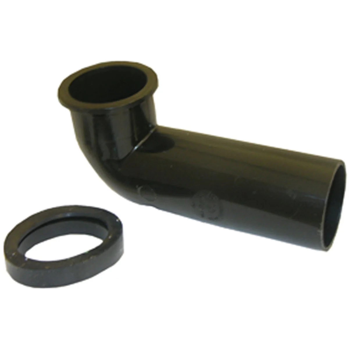 Consistent Lasco Black Plastic Disposer Outlet Elbow Elite