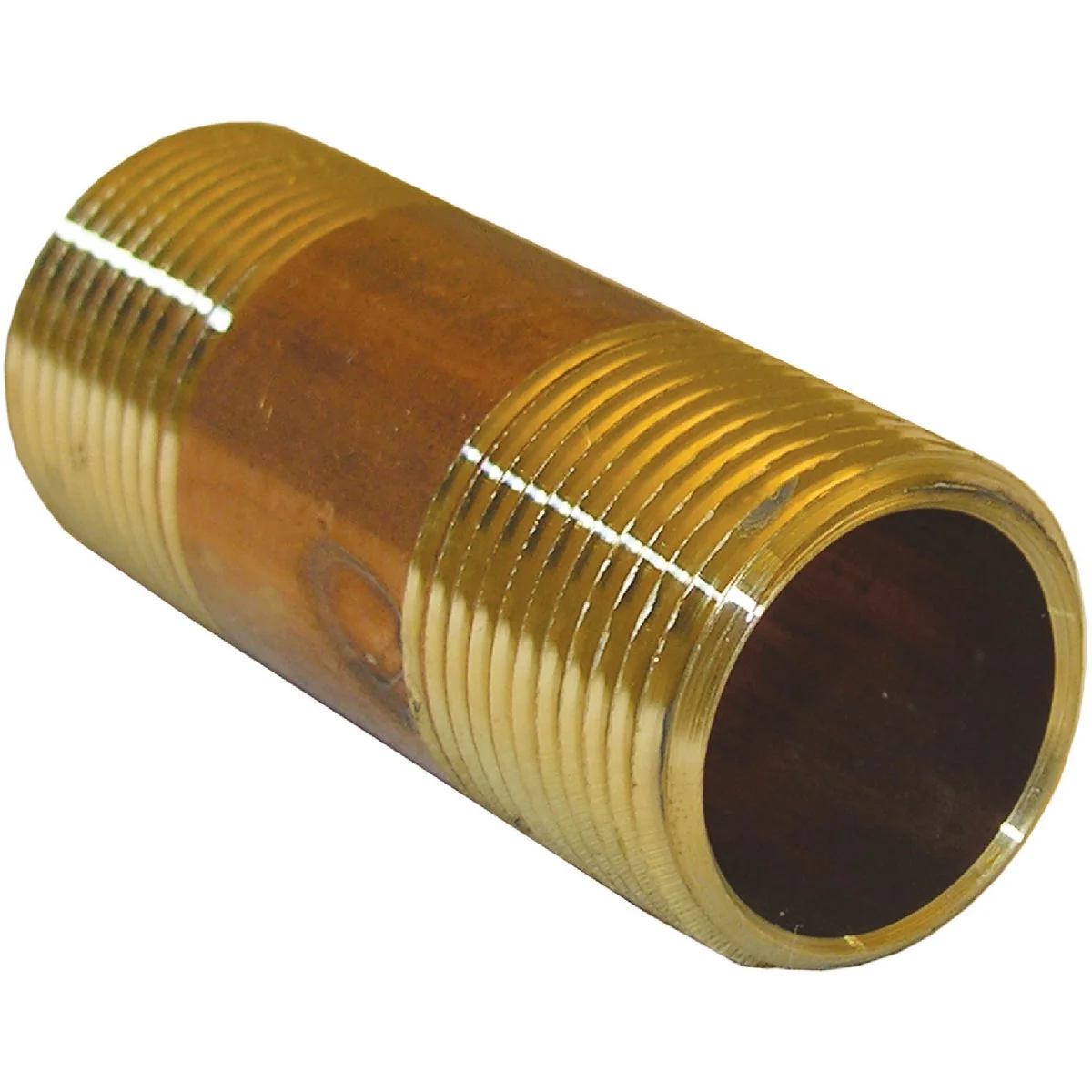 Secure Lasco 3 4 In. x 2 In. Brass Nipple Functional