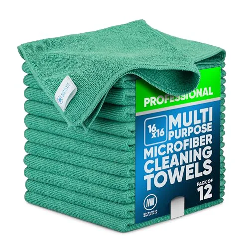 Responsible MW Pro 16×16 Microfiber Wash Cloths 12 Count Convenient