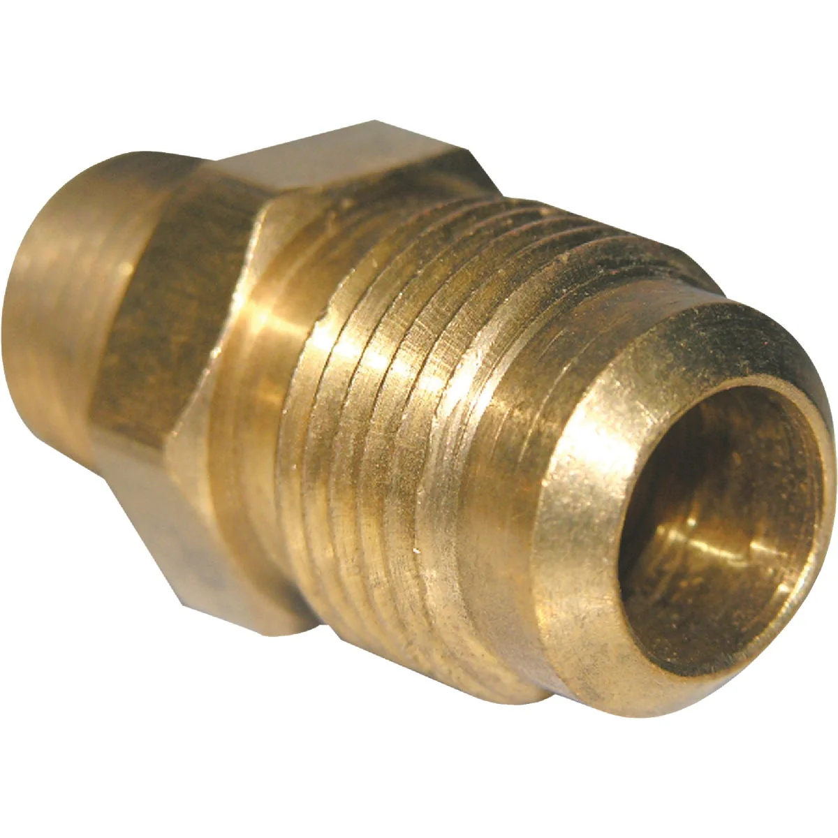 Fast Lasco 5 8 In. M x 1 2 In. MPT Brass Flare Adapter Flexible