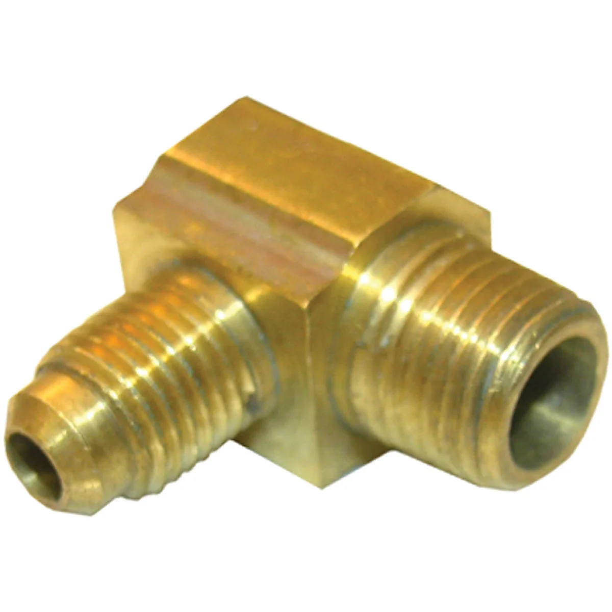 Environmentally Friendly Lasco 1 4 In. MFL x 1 8 In. MPT 90 Deg. Flare Brass Elbow 1 4 Bend Exclusive