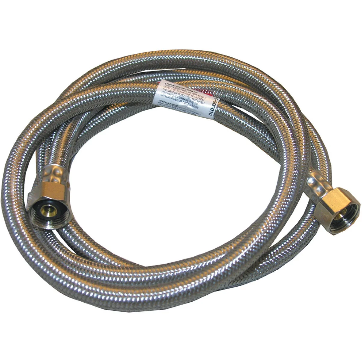 Luxury Lasco 1 2 In. IPS x 1 2 In. IPS x 72 In. L Braided Stainless Steel Flex Line Faucet Connector Artisan