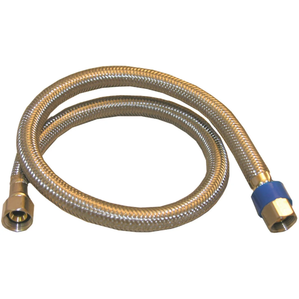 Premium Lasco 3 8 In.C x 3 8 In.C x 36 In. L Braided Stainless Steel Flex Line Appliance Water Connector Easy-to-Use