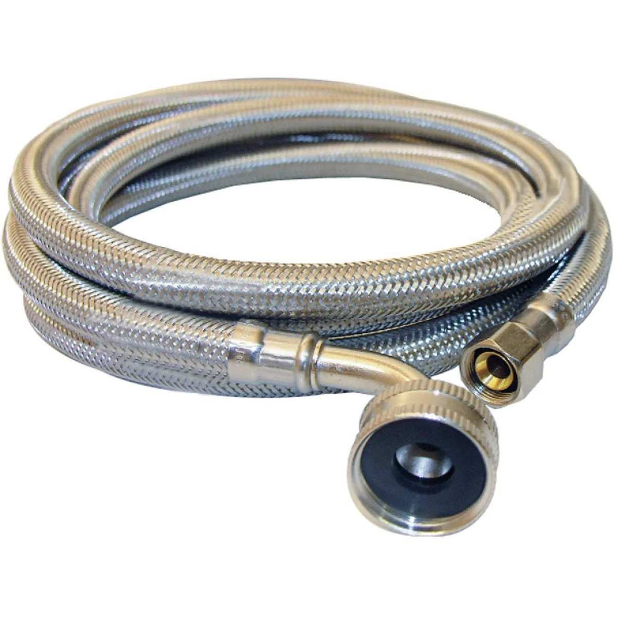 Crafted Lasco 3 8 In. x 3 4 In. x 72 In. L Stainless Steel Dishwasher Connector Premium Material