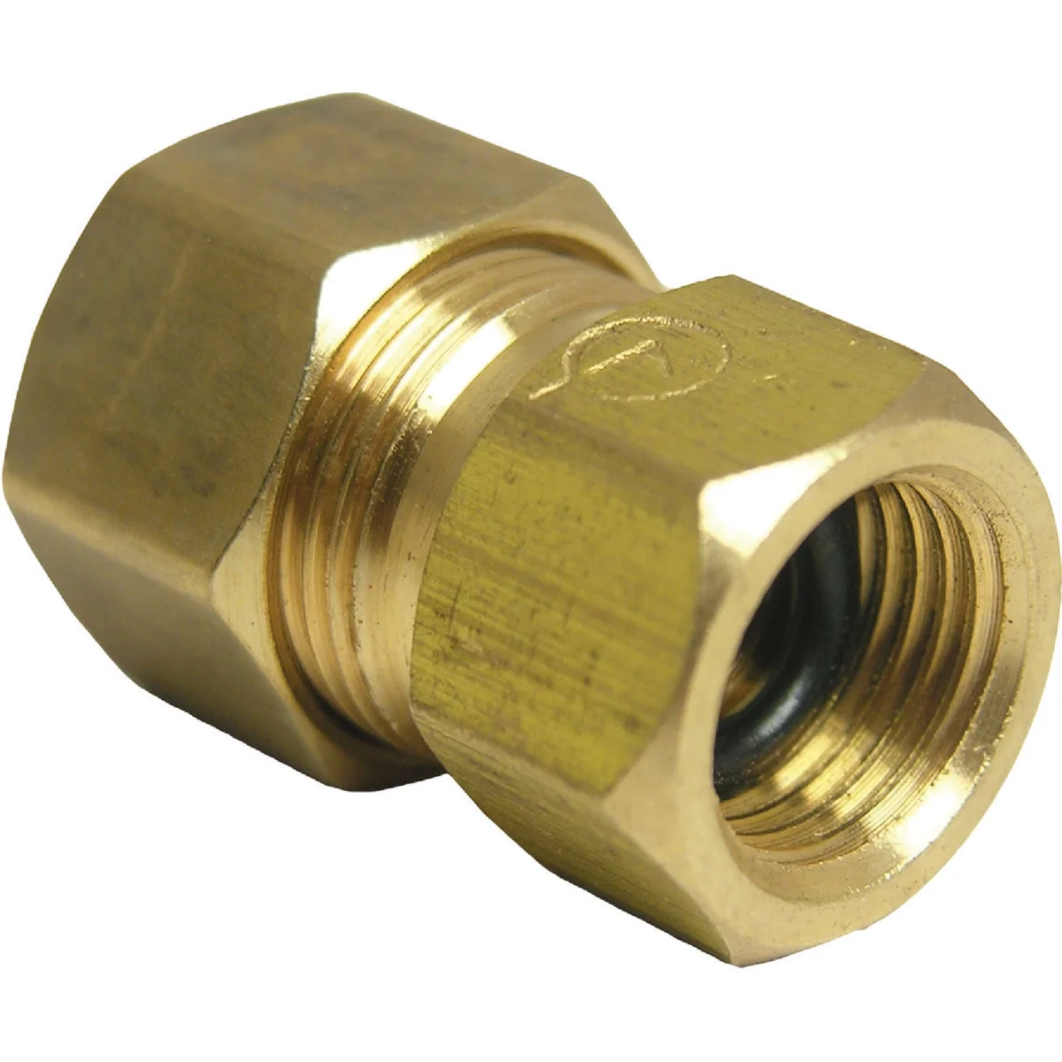 Smart Lasco 1 4 In. FC x 3 8 In. MC Brass Compression Adapter Healthy