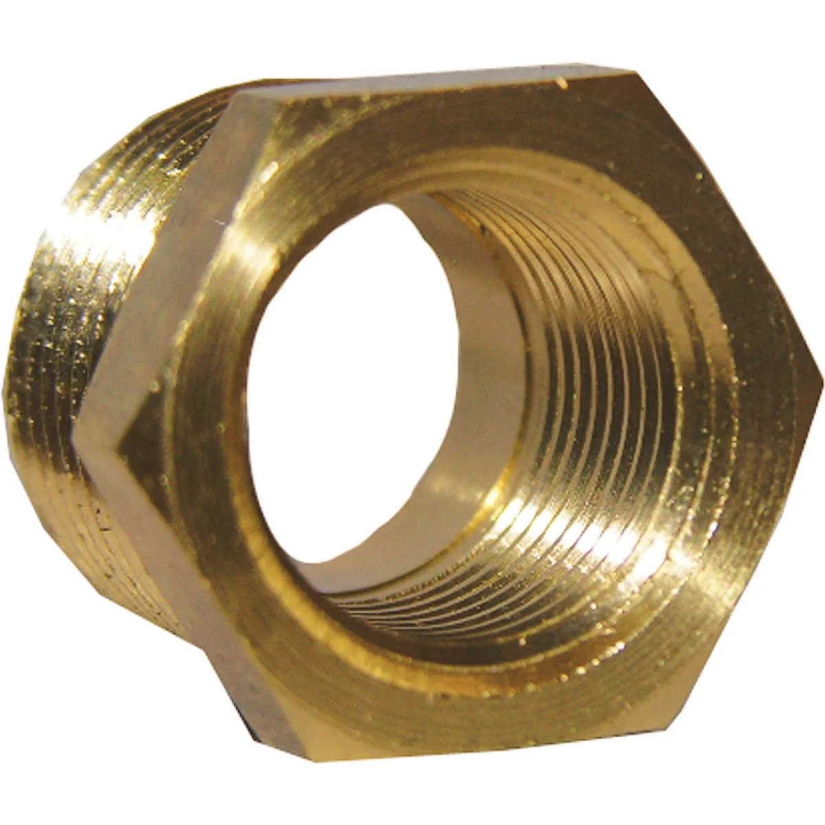 Smooth Lasco 1 2 In. MPT x 3 8 In. FPT Brass Hex Bushing High-Performance
