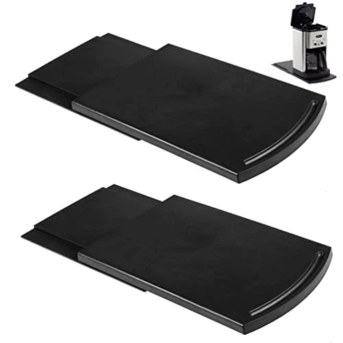 Stylish Handy Sliding tray Sliding Tray Mat for Coffee Maker 2 Count Elite
