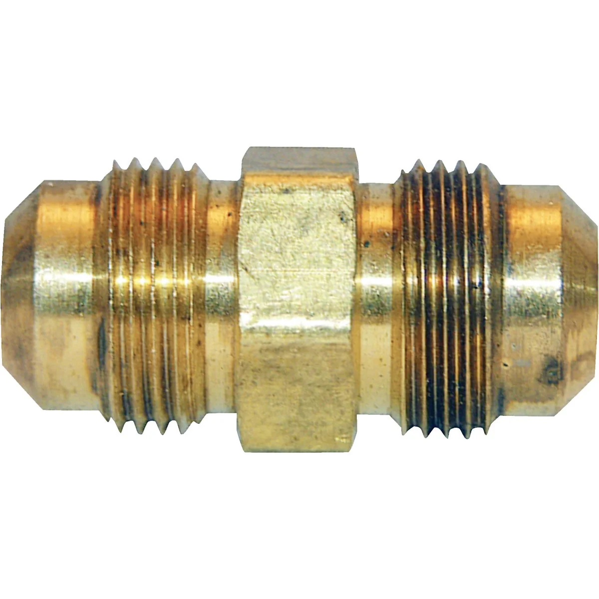 Solid Lasco 1 2 In. Brass Flare Union Powerful