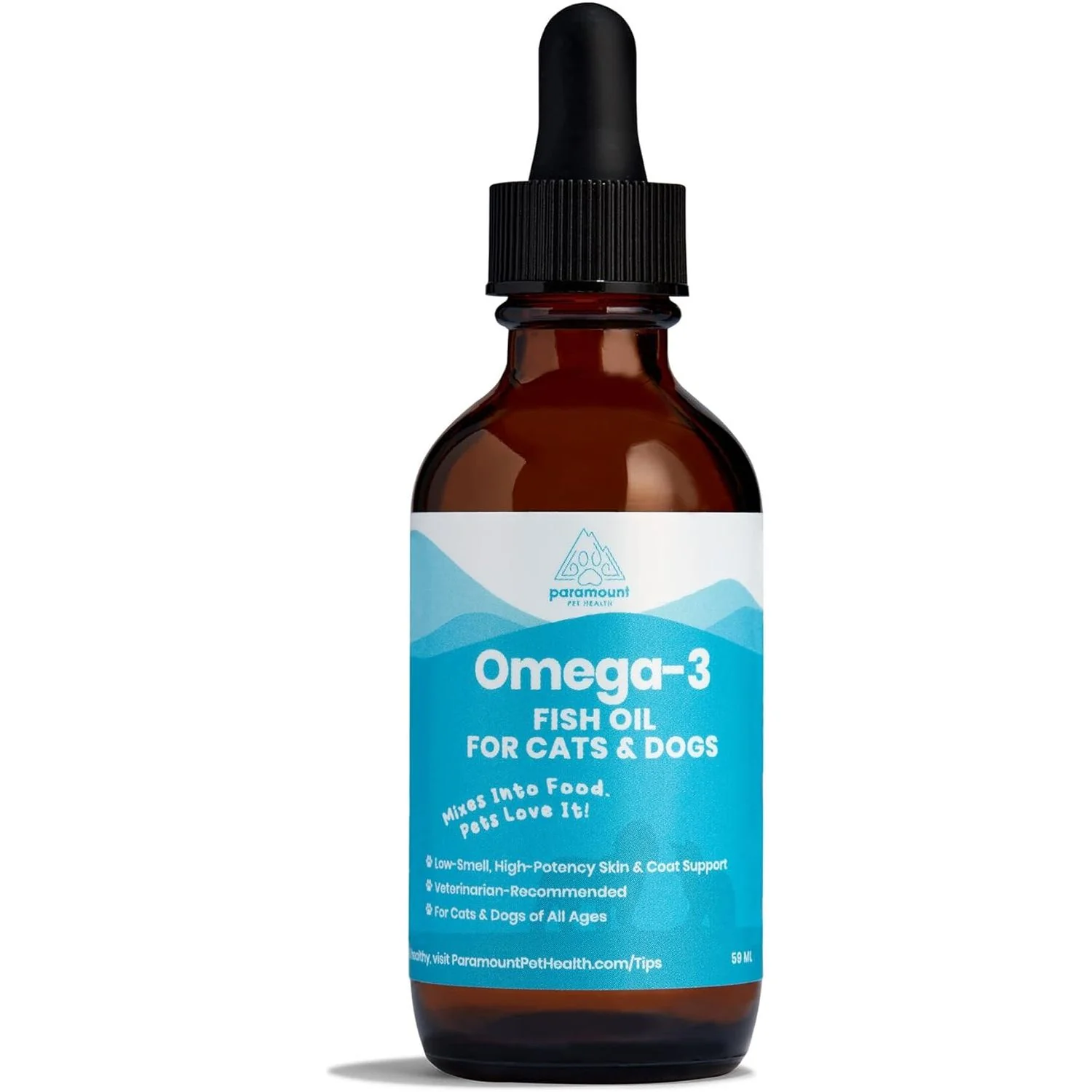 Safe Paramount Pet Health Omega-3 Fish Oil Supplement for Dogs Cats High-Quality