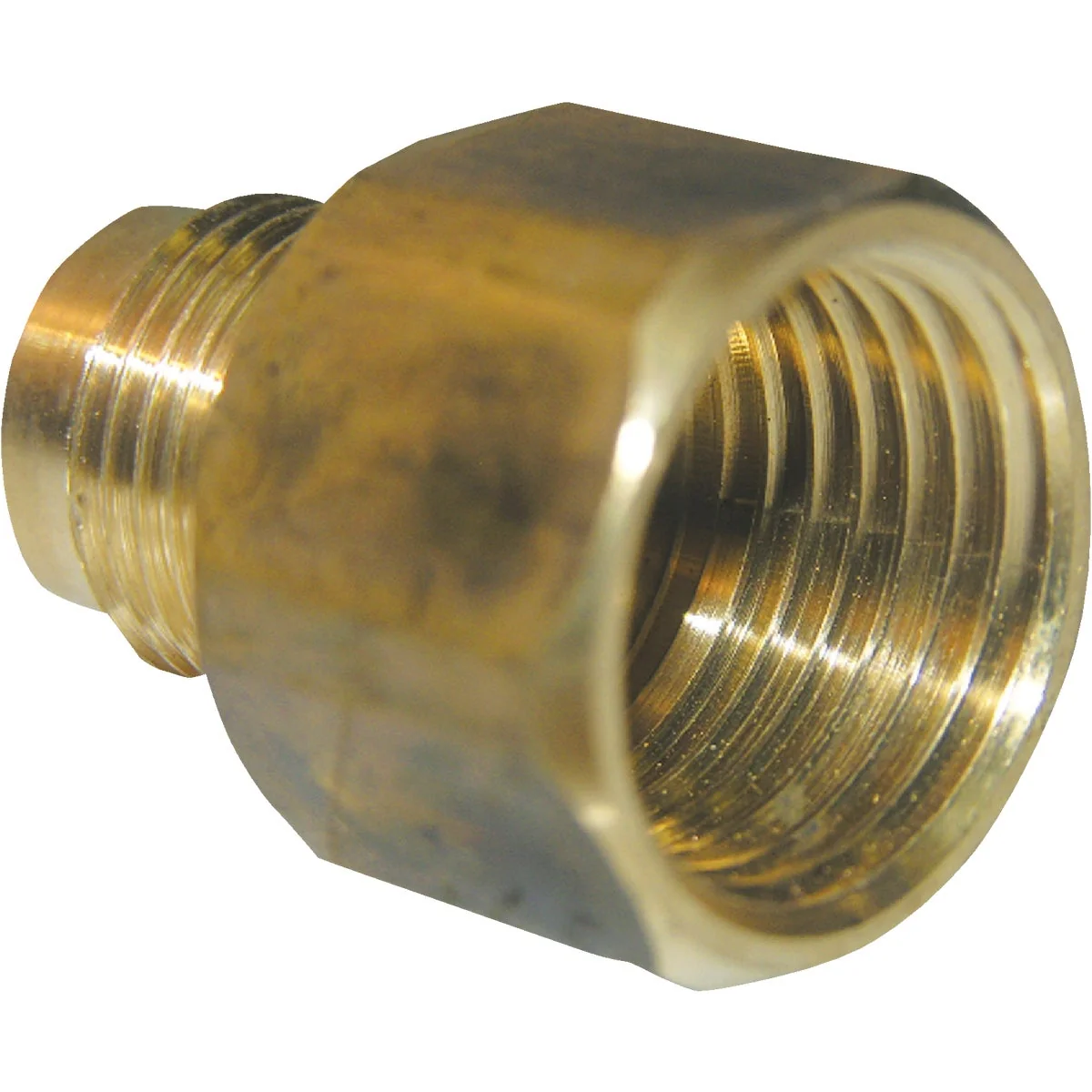 Authentic Lasco 3 8 In. M x 3 8 In. FPT Brass Flare Adapter Fast