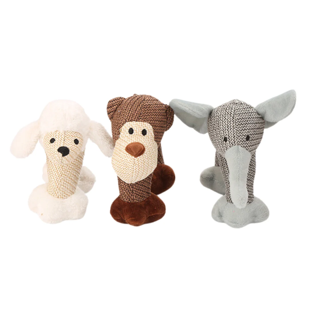 Responsible WOOZAPET Minimalist Squeaky Dog Toy Clean