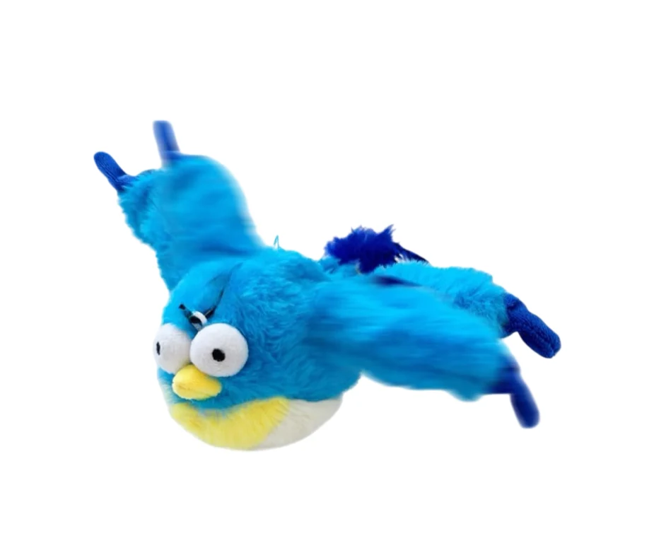 Solid Cat Toy 2026 Upgrade Interactive Chirping Bird with Flapping Wings R High-End