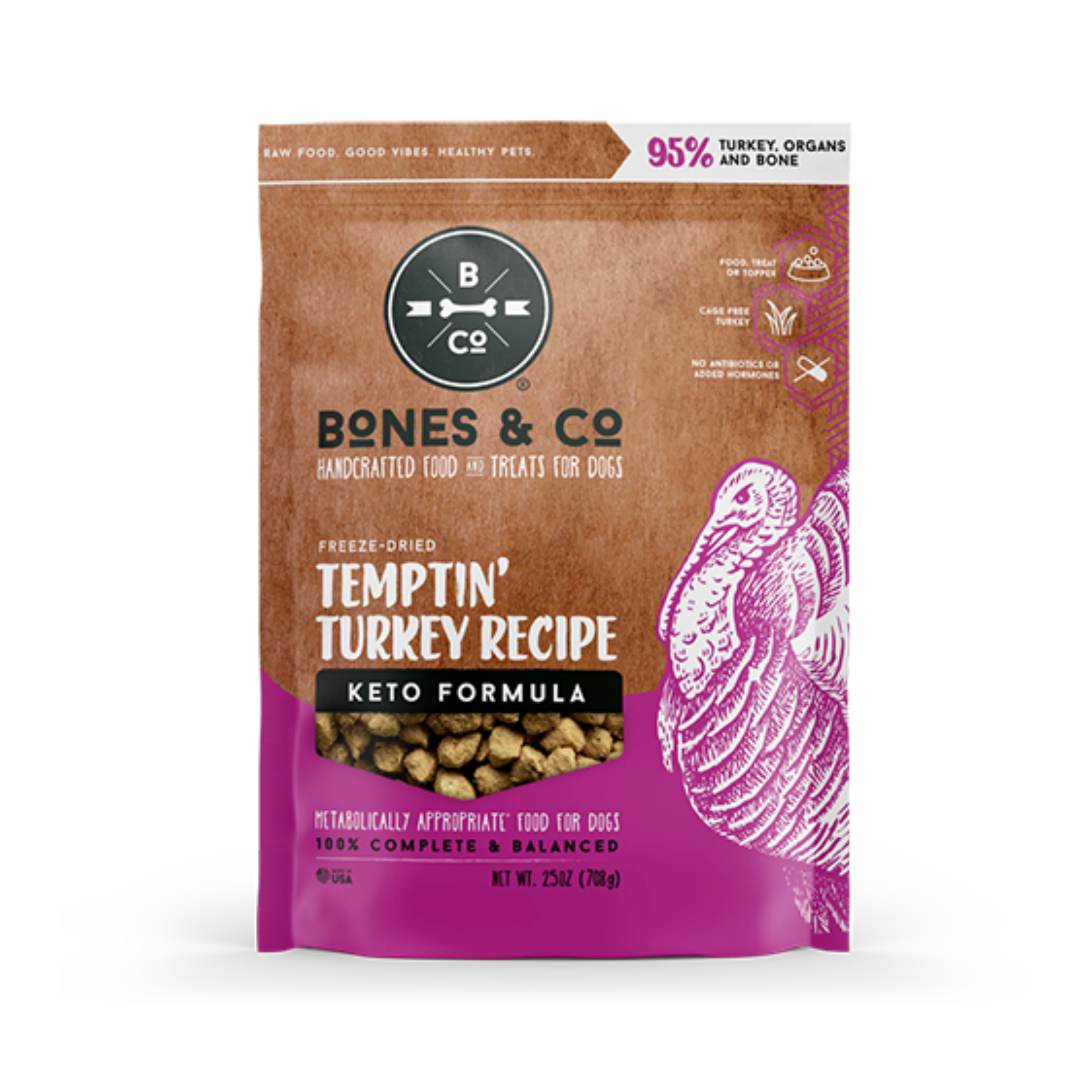 Safe Bones Co. ze Dried Temptin’ Turkey Recipe for Dogs Environmentally Friendly