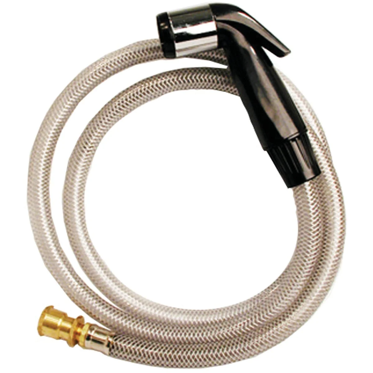 Certified Lasco 48 In. Black Spray Head with Hose Sprayer Clean