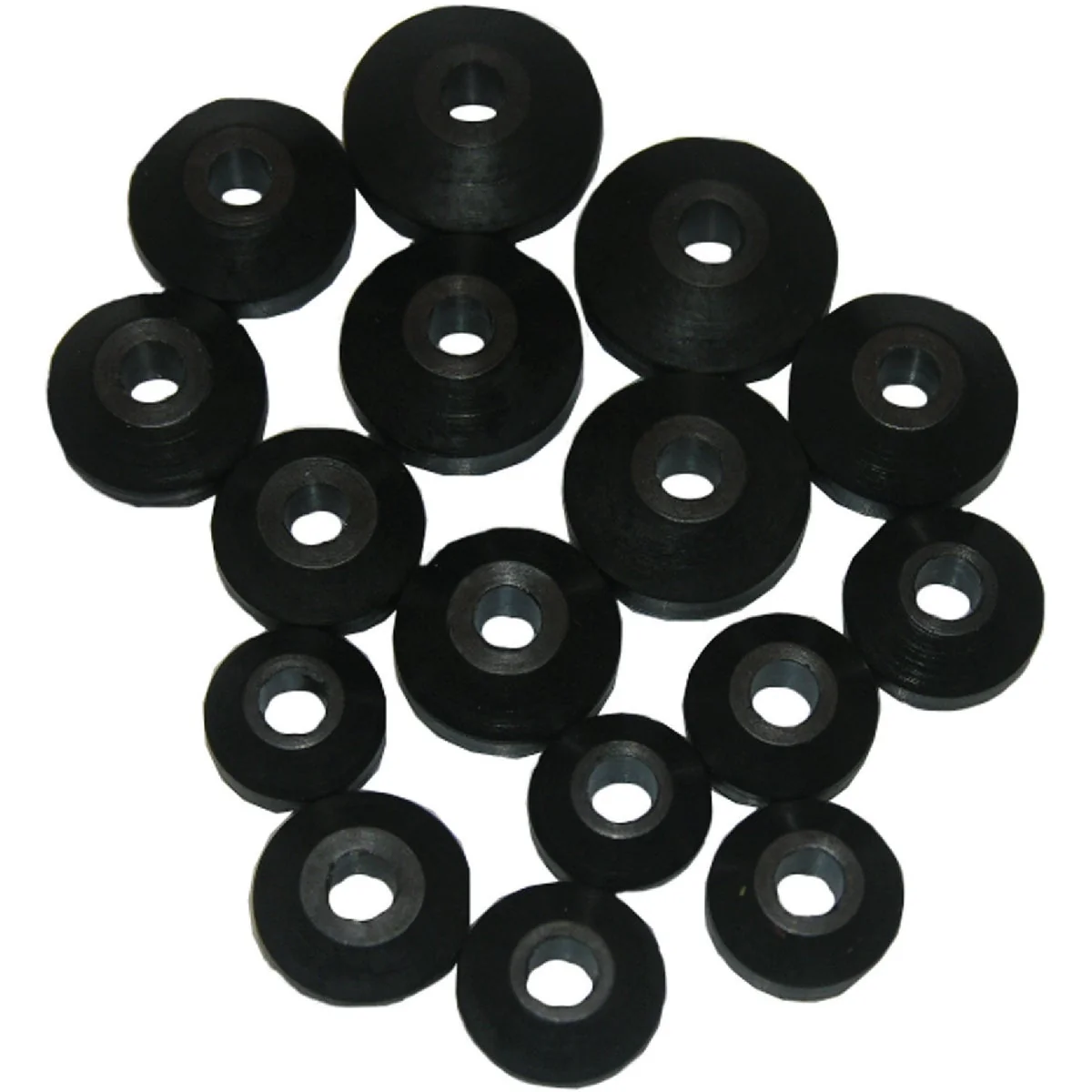 Fine Crafted Lasco Assorted Black Beveled Bibb Faucet Washer 16 Ct. Recyclable