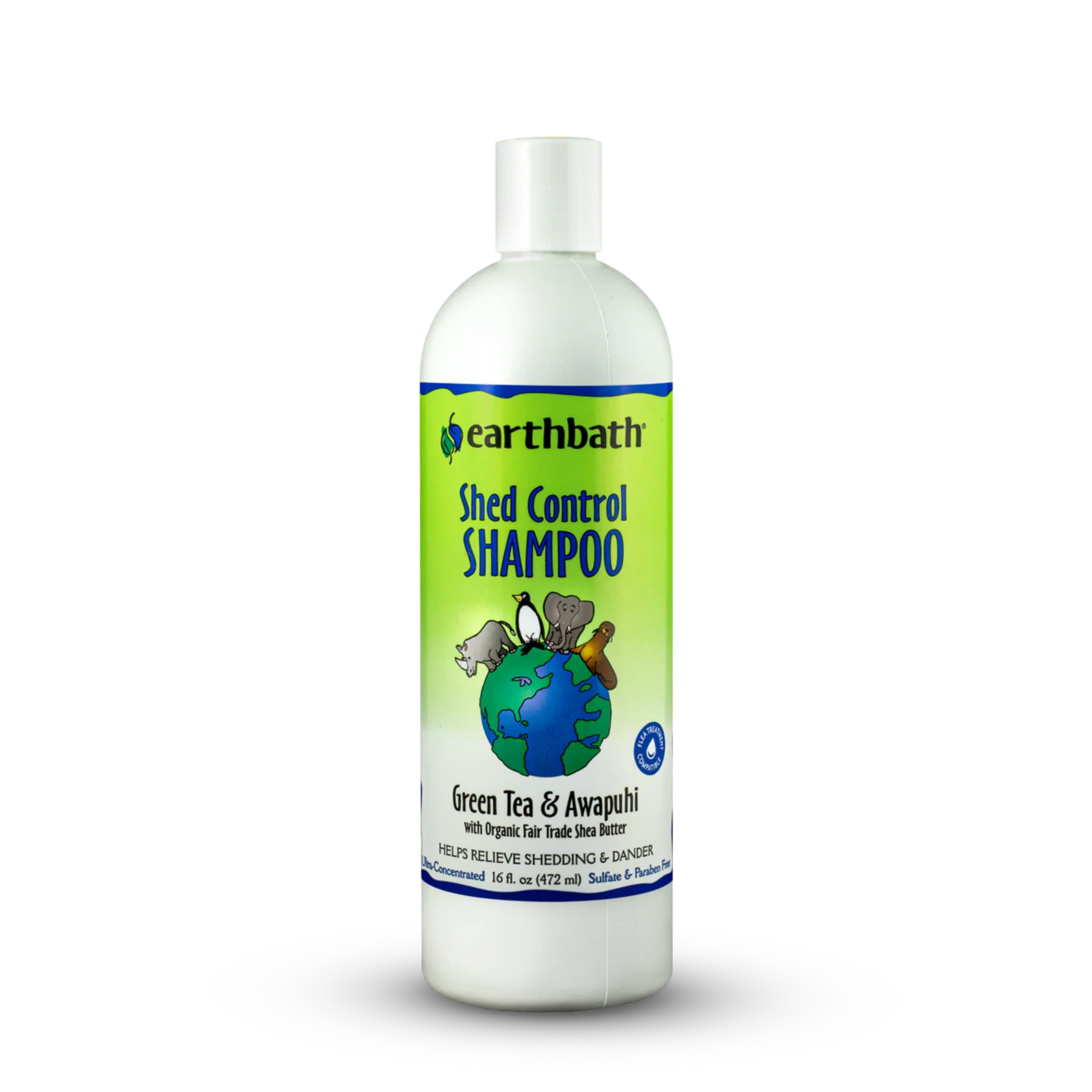 Unique Earthbath Shed Control Shampoo Green Tea Awapuhi Responsible