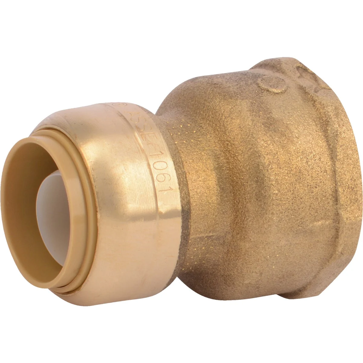 SharkBite 3 4 In. x 1 In. Push-to-Connect Brass Water Softener Adapter Contemporary