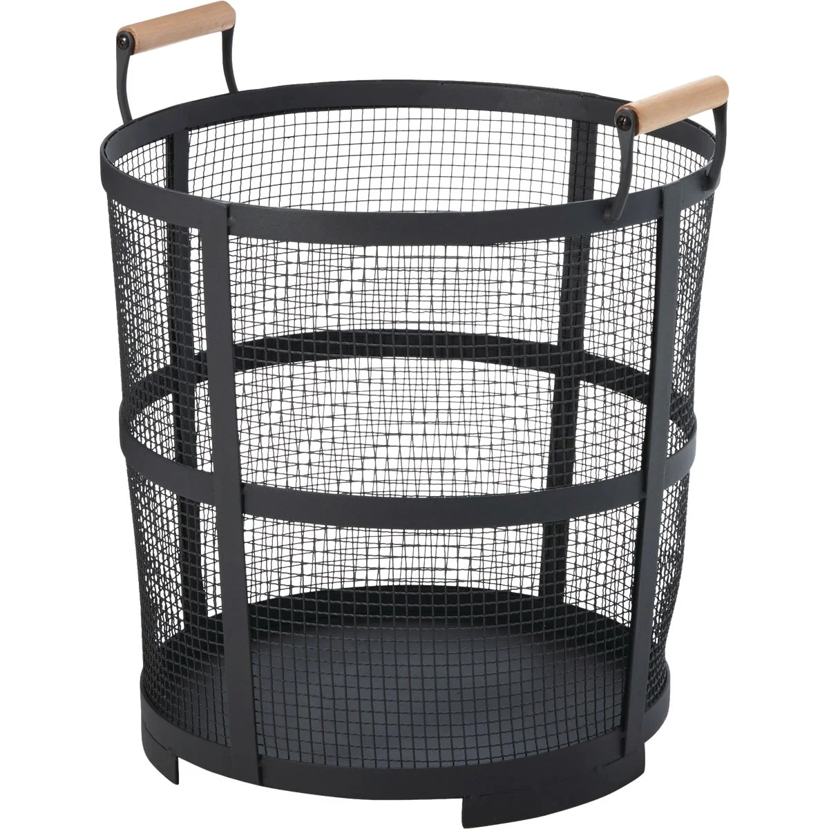 Exceptional Home Impressions Round Fireplace Log Basket Comfortable