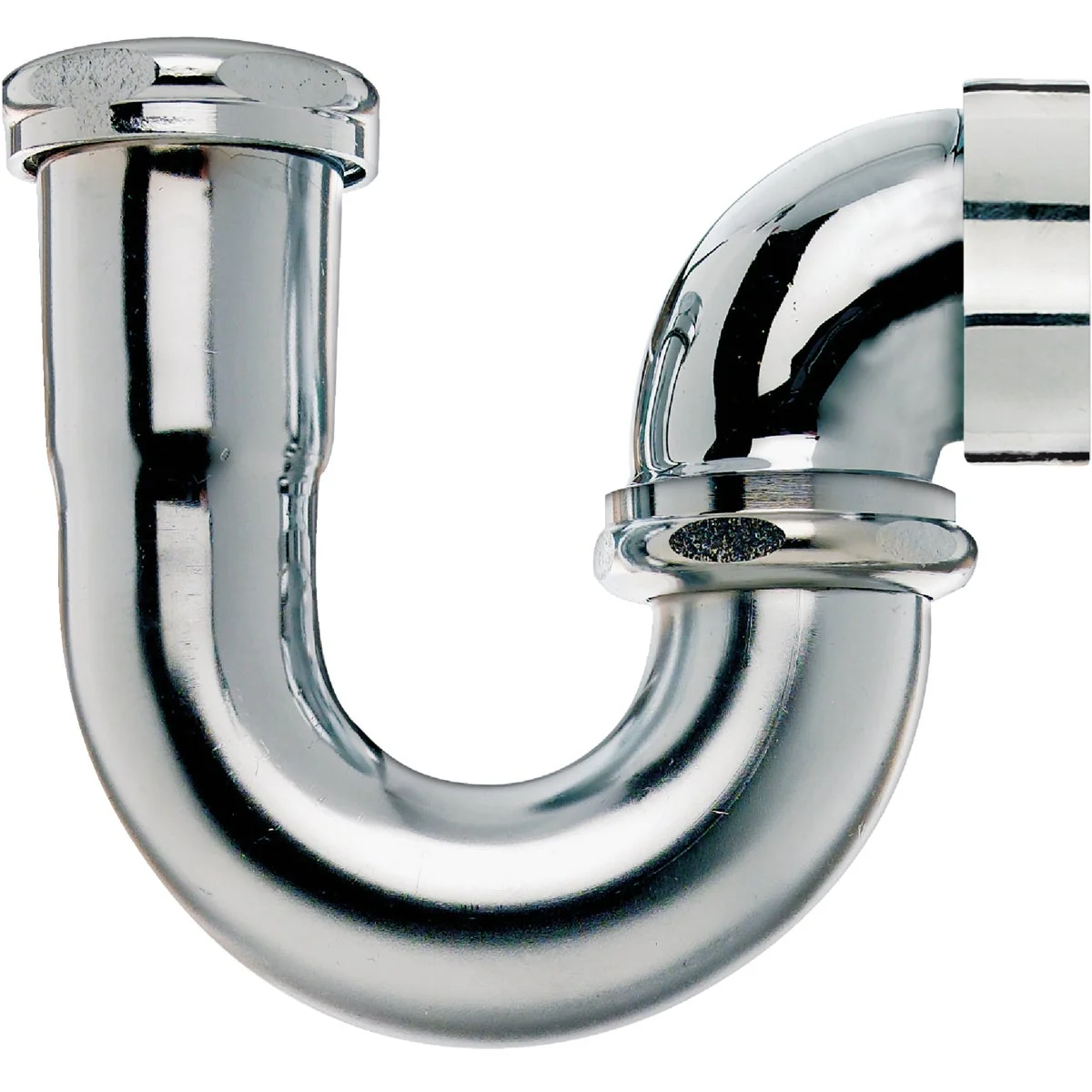 Contemporary Do it 1-1 2 In. Satin Nickel Brass J-Bend High-End
