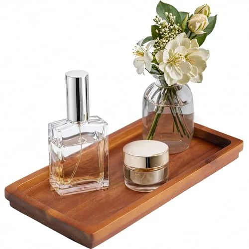 User-Friendly Bathroom Vanity Tray Safe