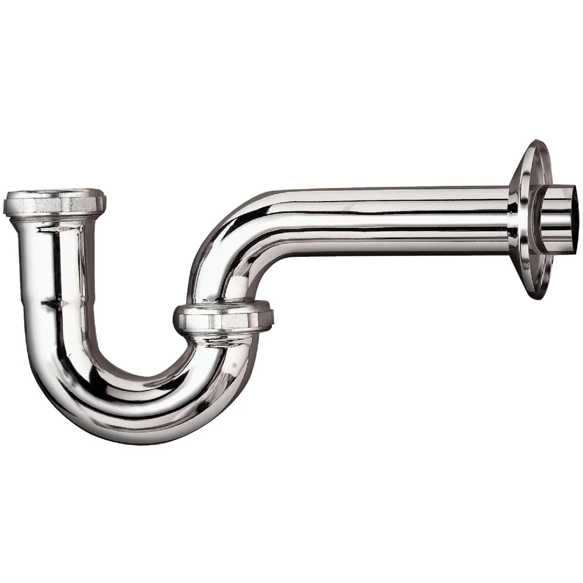 Easy-to-Use Do it 1-1 4 In. x 1-1 4 In. Chrome-Plated 22 Gauge Brass P-Trap Unique